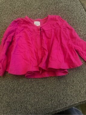 GAP baby Bright Pink Button-Front Cardigan